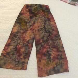 Tie Dye Silk Scarf